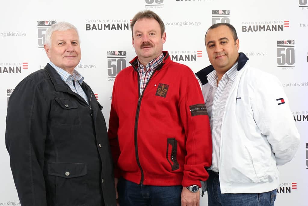 Three of Baumann staff 